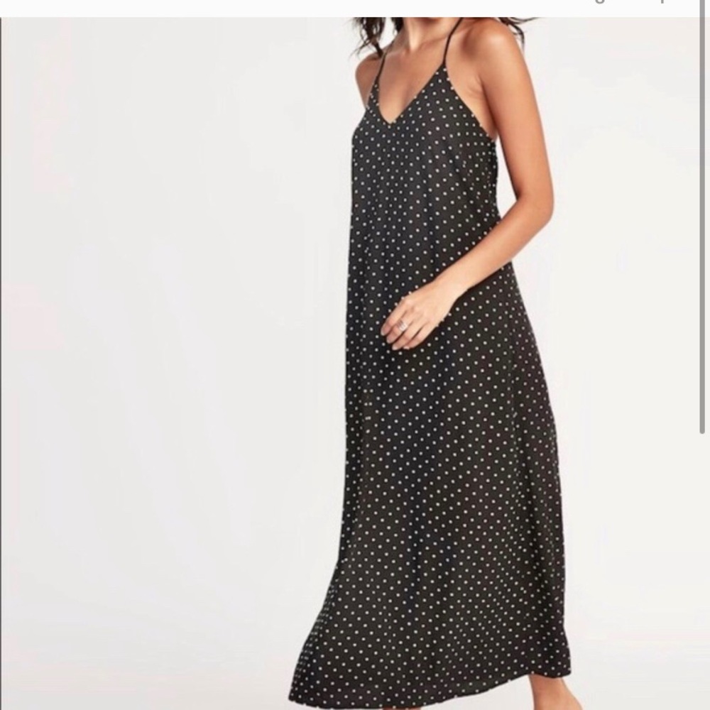 Polka Dot Old Navy maxi dress a size Small